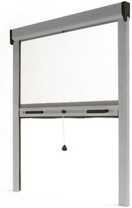 AVOSDIM Rolhor Op Maat Te Snijden Alu Grijs 7038 B 125 X H 220 Cm