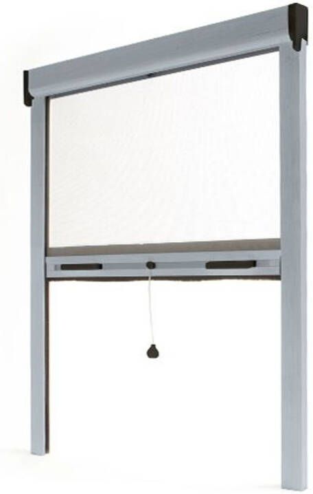 AVOSDIM Rolhor Op Maat Te Snijden Alu Metallisch Zilver B 125 X H 160 Cm