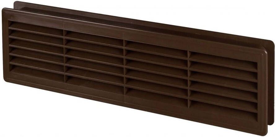 Awenta Binnendeur In Bruin 120x440 Mm Met Kunststof Ventilatierooster Ventilatiekraag