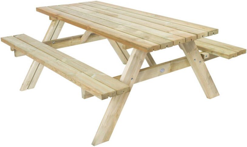 AXI Julie Picknicktafel Van Hout In Naturel Voor Max 6 Personen Picknick Tuin Set