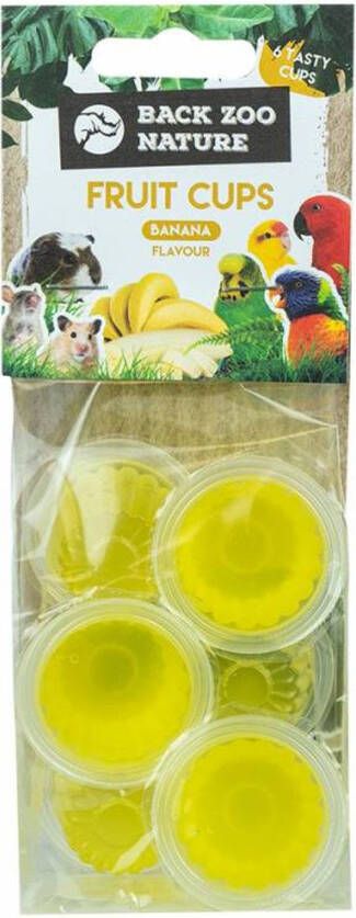 Back Zoo Nature Fruit Cups Banana 6 Stuks