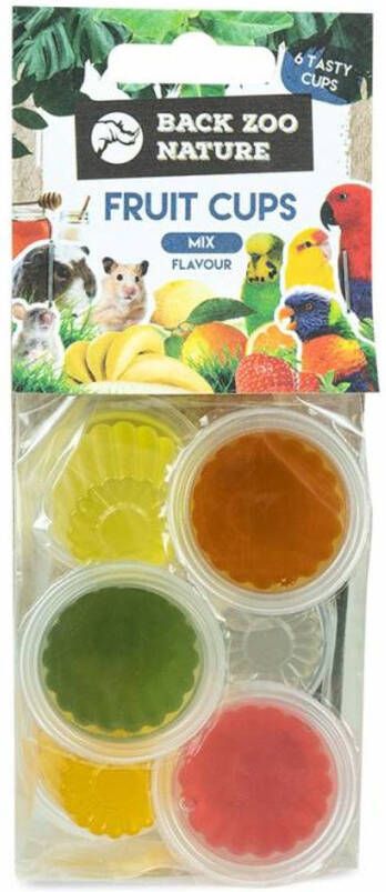 Back Zoo Nature Fruit Cups Mix 6 Stuks