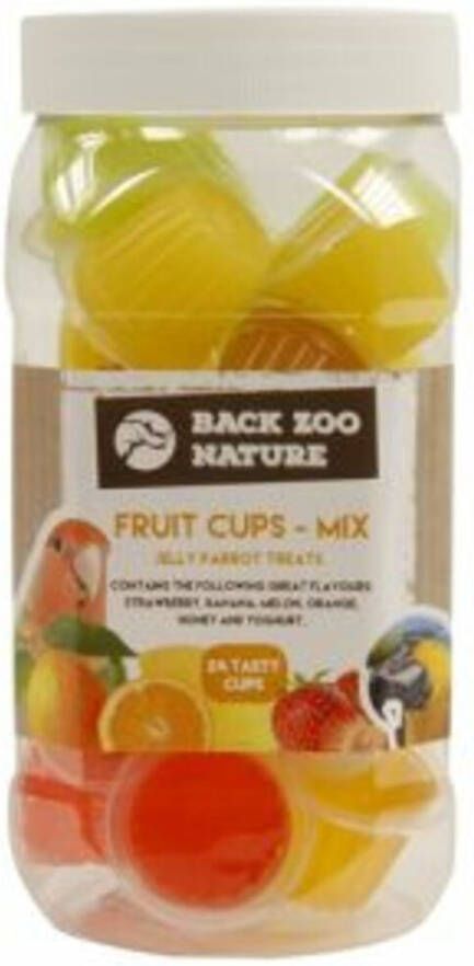 Back Zoo Nature Fruitkuipje Mix Papegaai 24 Stuks