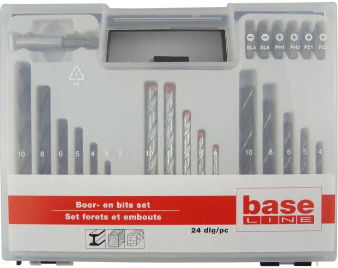 Baseline Boor- En Bitset 24 Stuks