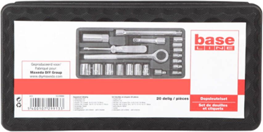 Baseline Dopsleutelset 20 Stuks