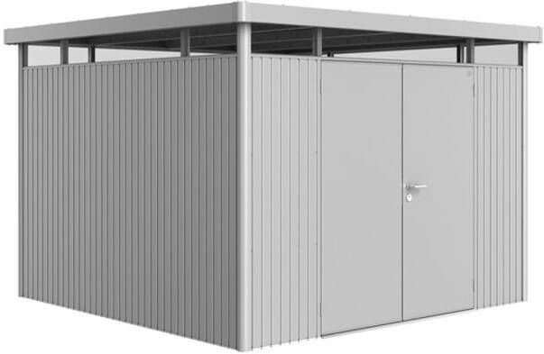 Biohort Berging Highline H6 Zilvergrijs Metallic (met Dubbele Deur)