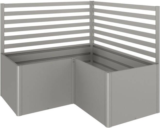 Biohort Plantenklimrek Voor L-vorm Gr. L200 l2x1 Kwartsgrijs-metallic 2 Stuks