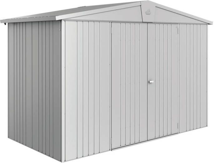 Biohort Tuinhuis Europa 4a Zilver Metallic 156x316cm