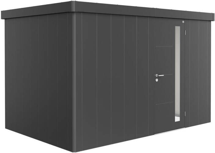 Biohort Tuinhuis Neo 2d Standaard Deur Donkergrijs Metallic 348x236x222cm