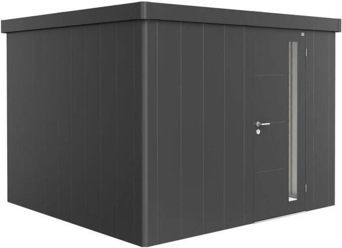 Biohort Tuinhuis Neo 3c Standaard Deur Donkergrijs 292x292x222cm