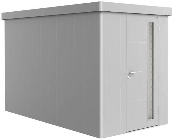 Biohort Tuinhuis Neo 4a Standaard Deur Zilver Metaal 180x348x222cm