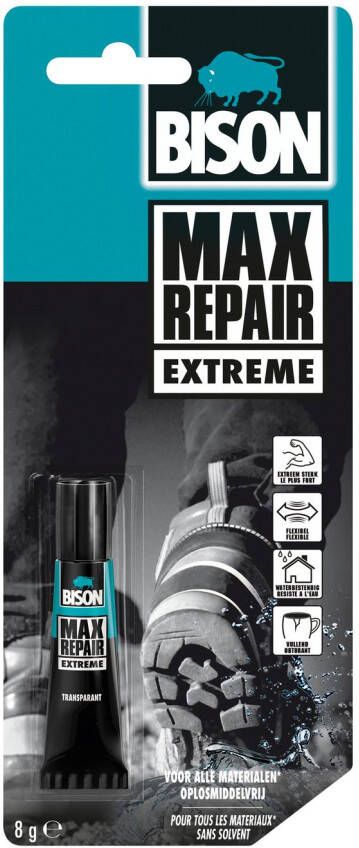 Bison Universele Lijm Max Repair Extreme 8g