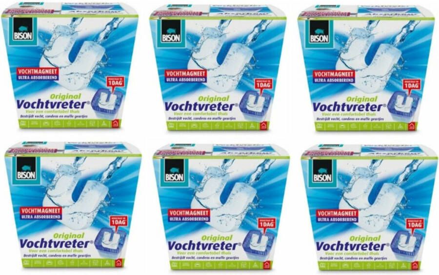 Bison Vochtvreter 6 X 450 Gr Voordeelverpakking