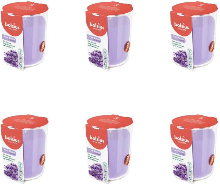 Bolsius True Scents Geurglas 97 85 Lavender 6 Verpakkingen