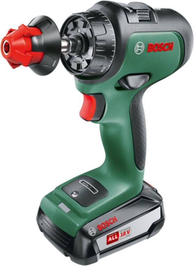 Bosch AdvancedDrill 18 Accuschroefboormachine Lichtgroen model Met koffer Met 1x 18 V accu en lader