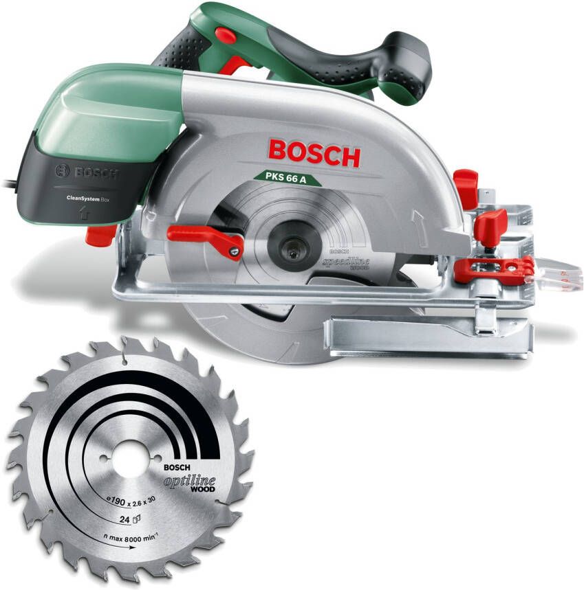 Bosch PKS 66 A Cirkelzaag op snoer 1.600 W - Foto 3