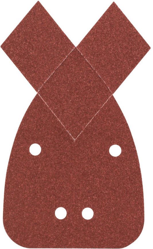 Bosch 5-delige schuurbladset voor multischuurmachines 95 x 135 mm korrel 120