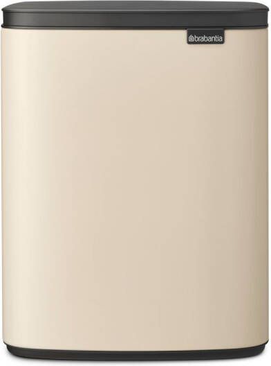 Brabantia Afvalemmer 12l Bo Staal Soft Beige