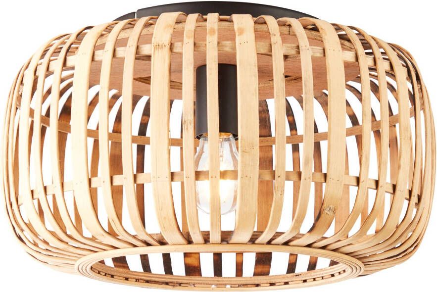 Brilliant Plafondlamp Woodrow Naturel ⌀39 5cm E27