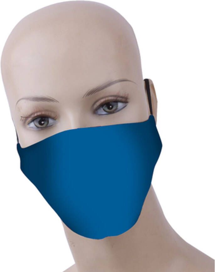 Busters Wasbaar Hygiënemasker Navy 3 Stuks