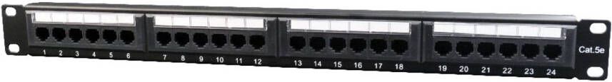 CableXpert Cat5e 24-poorts Patchpanel Met Kabelorganizer