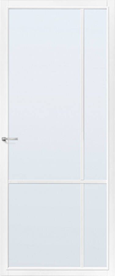 CanDo Capital Binnendeur Lincoln Wit Blank Glas Opdek Links 88x231 5 Cm