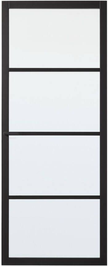 CanDo Industrial Binnendeur Bradford Blank Glas Opdek Links 93x201 5 Cm