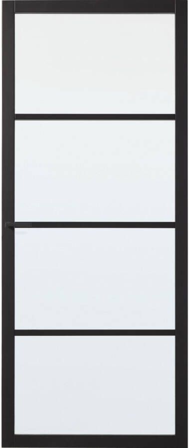 CanDo Industrial Binnendeur Bradford Mat Glas Opdek Links 83x201 5 Cm