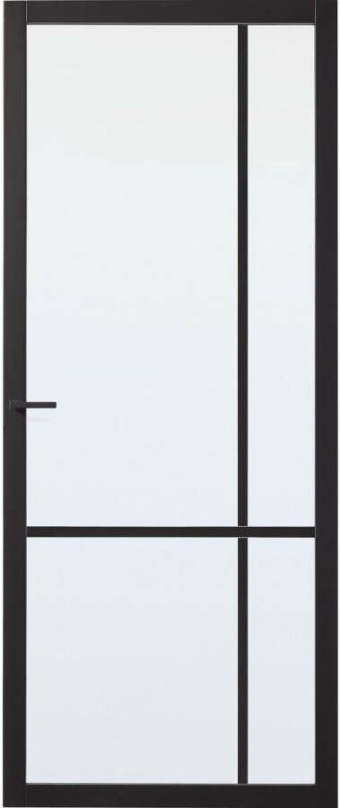 CanDo Industrial Binnendeur Carno Mat Glas Opdek Links 88x201 5 Cm