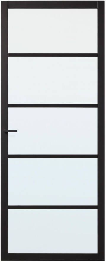 CanDo Industrial Binnendeur Stratford Mat Glas Opdek Links 78x201 5 Cm