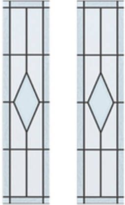 CanDo Isolatieglas Glas-in-lood Diamond Voor Ml 855 83x201cm