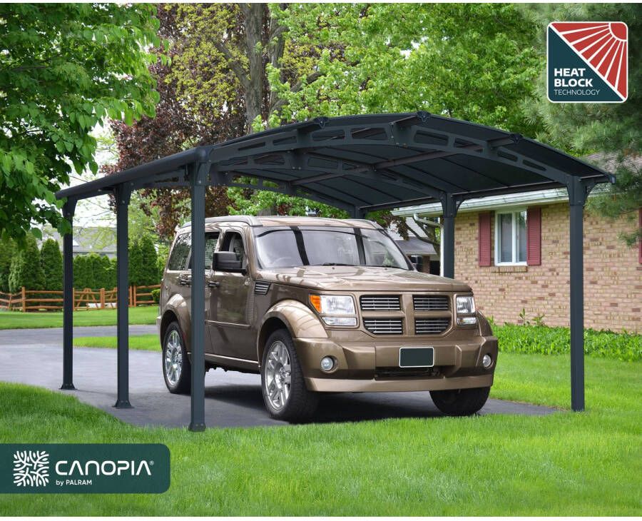 Canopia Arcadia Carport Overkapping Aluminium Hoge kwaliteit Eenvoudige installatie 3.6X5 m