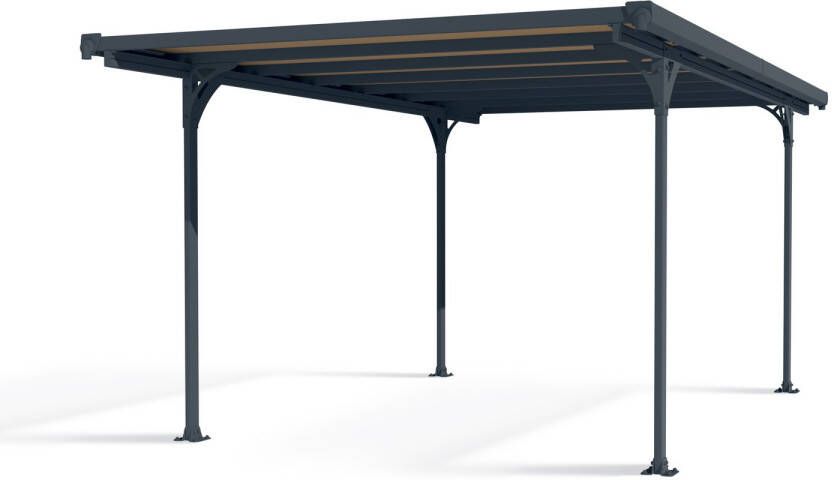 Canopia Palram | Carport Verona Enkel Donkergrijs Brons 504x299cm