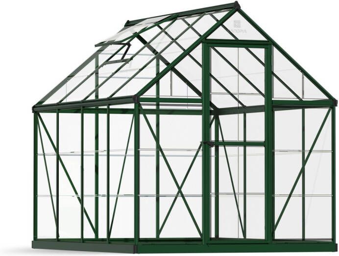 Canopia Harmony Tuinkas Kweekkas Broeikas Polycarbonaat Hoge Kwaliteit Eenvoudige installatie Groen 247X185X208 cm