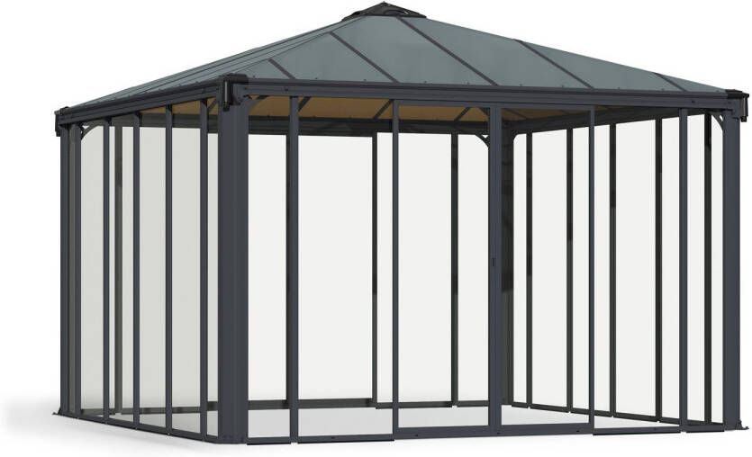 Canopia Ledro Aluminium Tuinpaviljoen Tuinhuis Gesloten 3.6X3.6 m