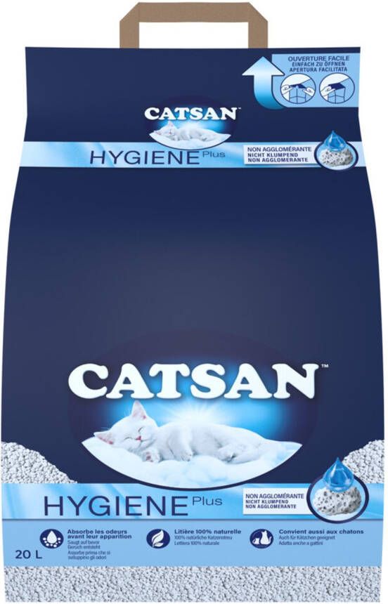 Catsan Hygiene Plus Kattenbakvulling 20 Liter