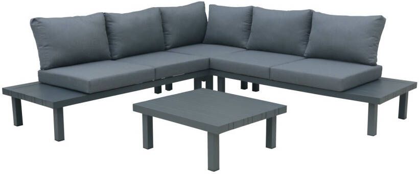 Central Park 4-delige Hoekbank Loungeset Narbonne 4 Personen 235x235cm