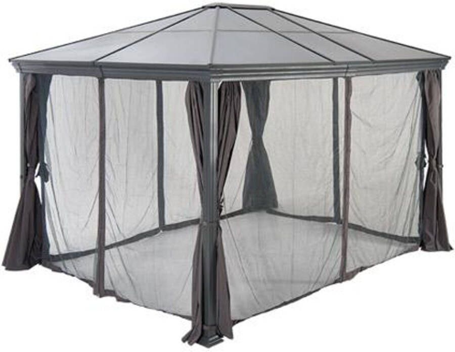 Central Park Horgordijn Partytent Palaca Antraciet 205x311cm 4 Stuks