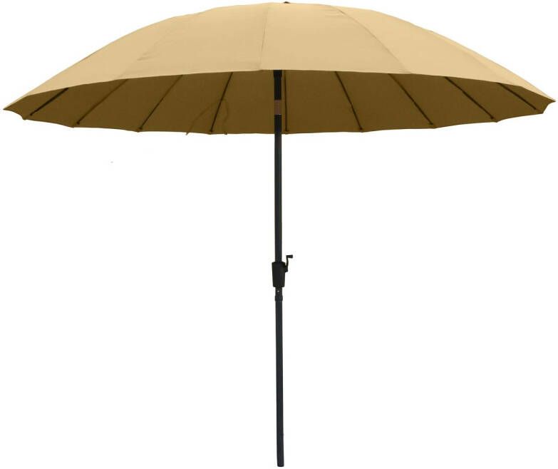 Central Park Parasol Shanghai Staal Zandkleurig Ø270cm