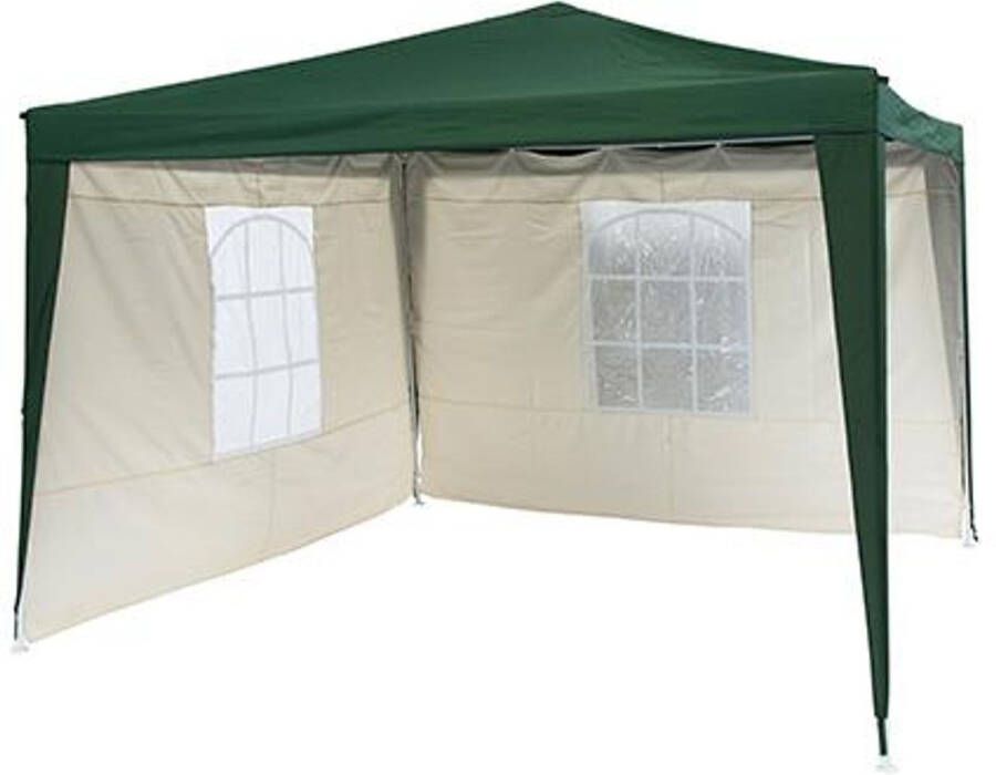 Central Park Partytent Medio Groen 3x3m