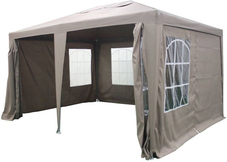 Central Park Partytent Party Swing Taupe 3x4m