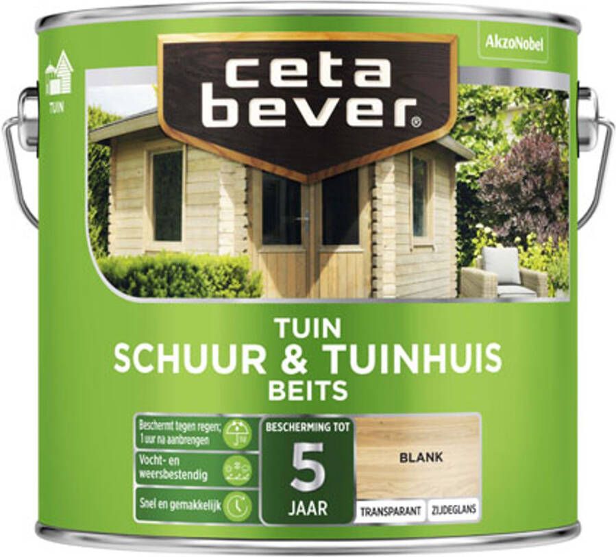 Cetabever Transparant Schuur- & Tuinhuis Beits 003 Blank 2 5L