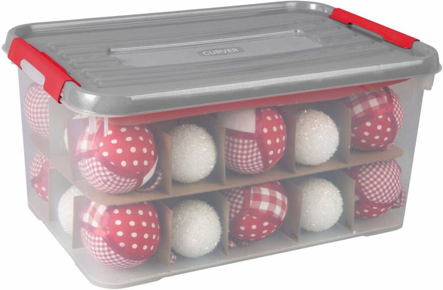 Curver Handy Opbergbox Kerst 50 Liter