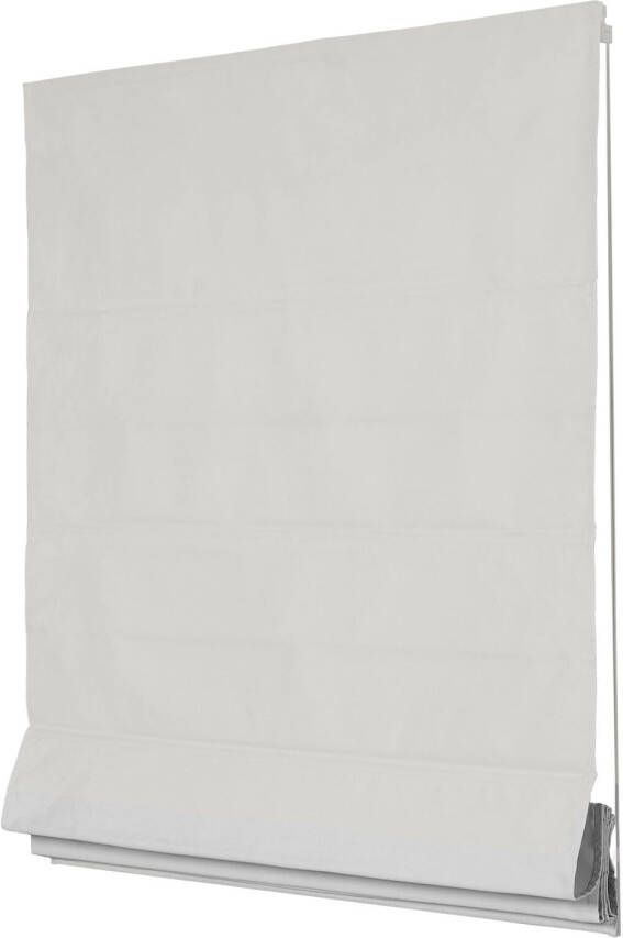 DecoMode Dm Vouwgordijn Lichtdoorlatend Unicolor Off-white 160x180cm
