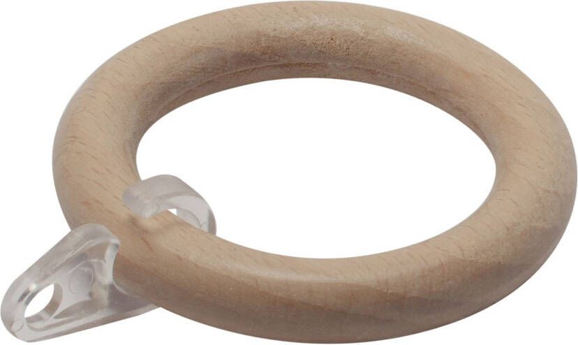 Decomode Gordijn Ringen Fsc Vintage Hout 28mm 6 Stuks
