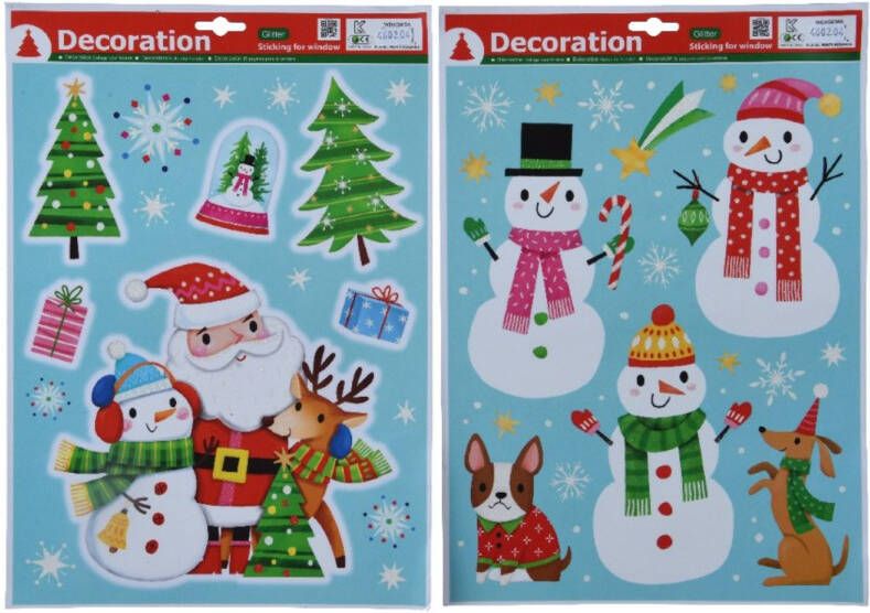 Decoris Sticker Pvc L41b29h0.1 Cm A2 I Kerst