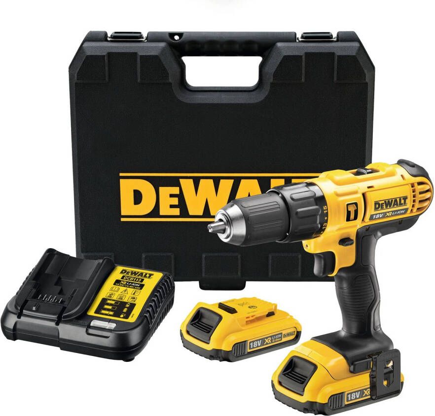 Dewalt Accu Schroef klopboormachine Dcd776d2-qw 18v (2 Accu s)