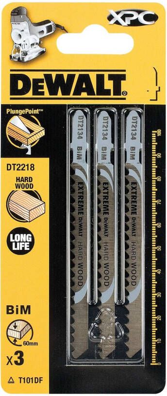 Dewalt Decoupeerzaagblad Dt2218-qz Hout Bim T-schacht 3 Stuks