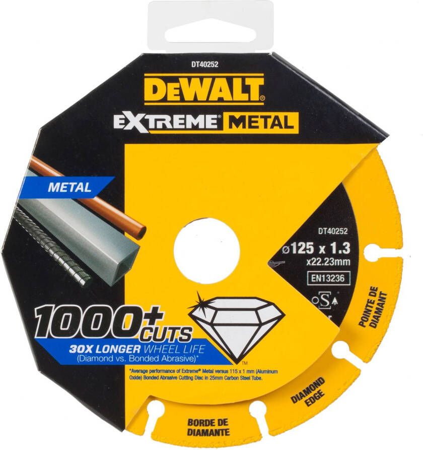 DeWalt DT40252 Diamantzaagblad 125x22.2x1.3mm. Koper Metaal Alu VE=1 - Foto 2