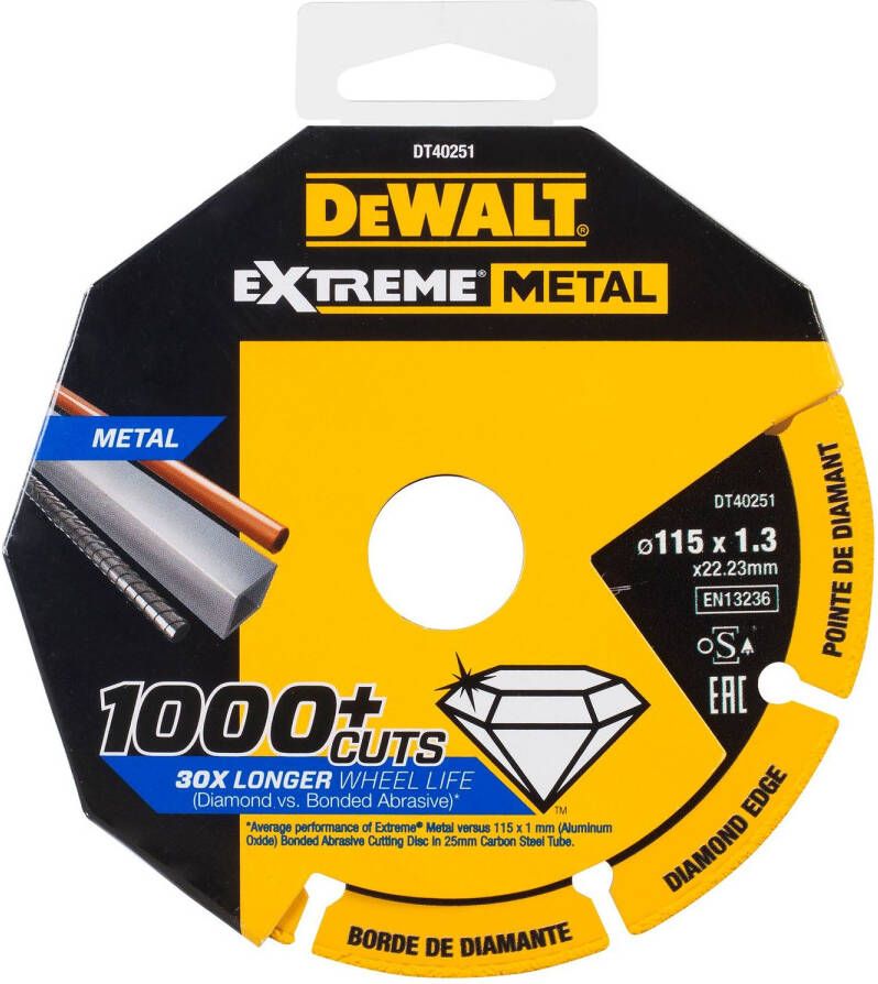 Dewalt Extreme Diamantblad Metal Dt40251-qz Ø115mm